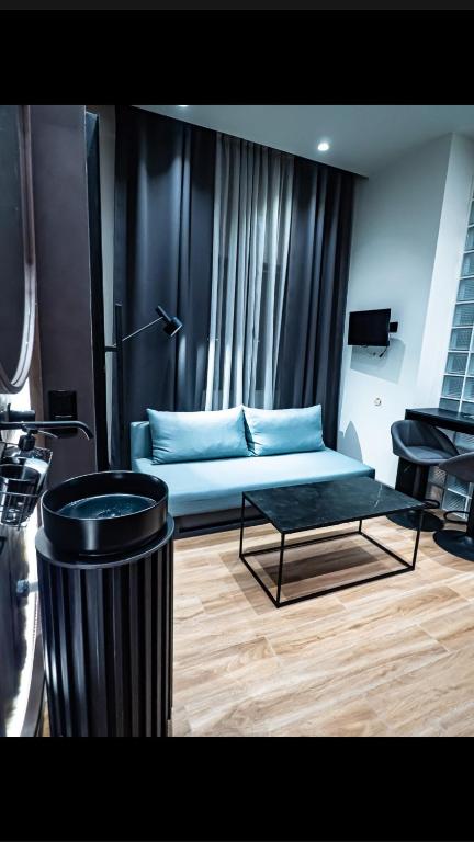 Część wypoczynkowa w obiekcie ROOM 11 Aristotelous Thessaloniki and-Mykonos