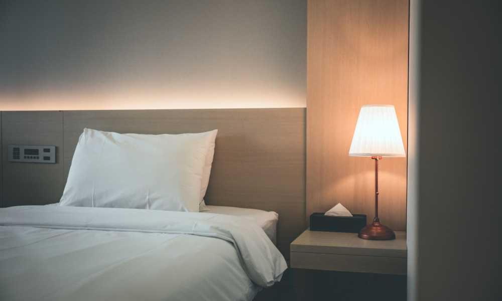 Postel nebo postele na pokoji v ubytování Wonju City Hotel HYEOKSIN