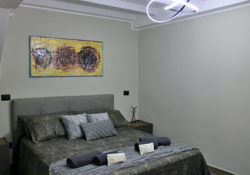 Postel nebo postele na pokoji v ubytování Keope Urban Suite