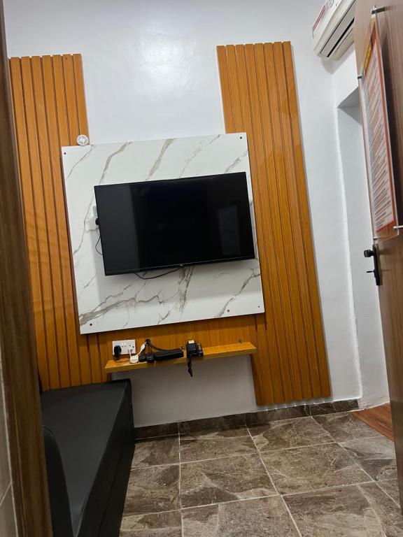 TV a/nebo společenská místnost v ubytování J Gibson suite