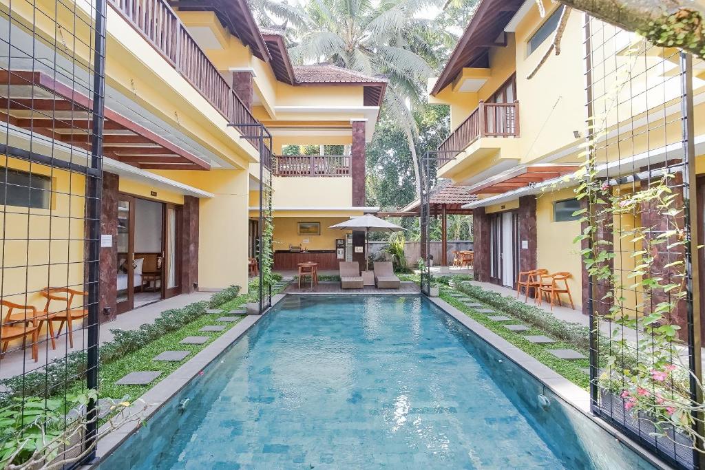 Bazén v ubytování Toya Villa Ubud nebo v jeho okolí
