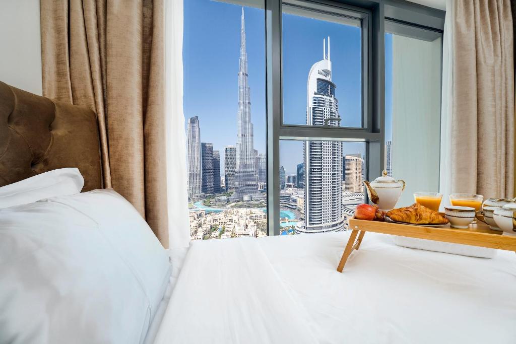 Fotografie z fotogalerie ubytování Stunning 2BR Burj Khalifa View Apartment v Dubaji