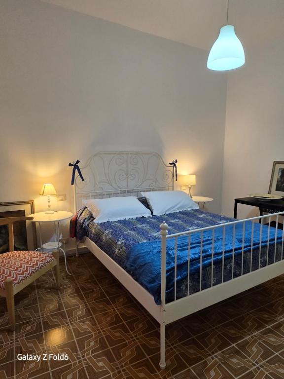 Katil atau katil-katil dalam bilik di Residenza Da Alfredo