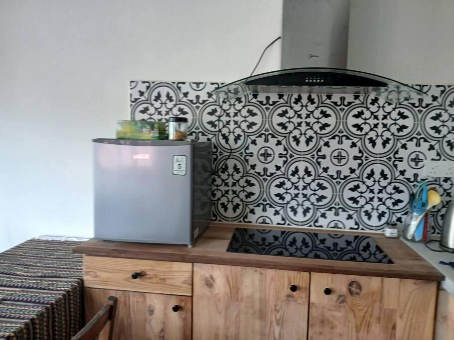 Kuchyň nebo kuchyňský kout v ubytování Preece's Homestay