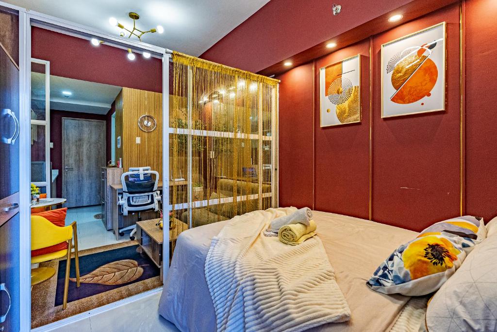 Posezení v ubytování Executive Studio Poolside - Near Mactan Airport