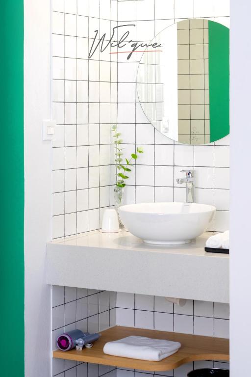 Koupelna v ubytování Wilque Hotel Hanoi