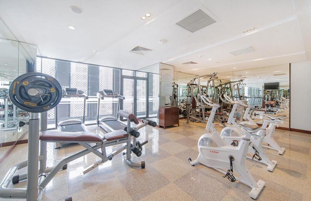 Phòng/tiện nghi tập thể dục tại Green Beach Hotel Nha Trang