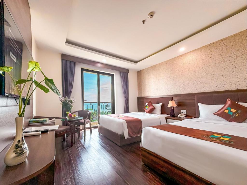 Phòng Giường Đôi/2 Giường Đơn Nhìn Ra Vườn
