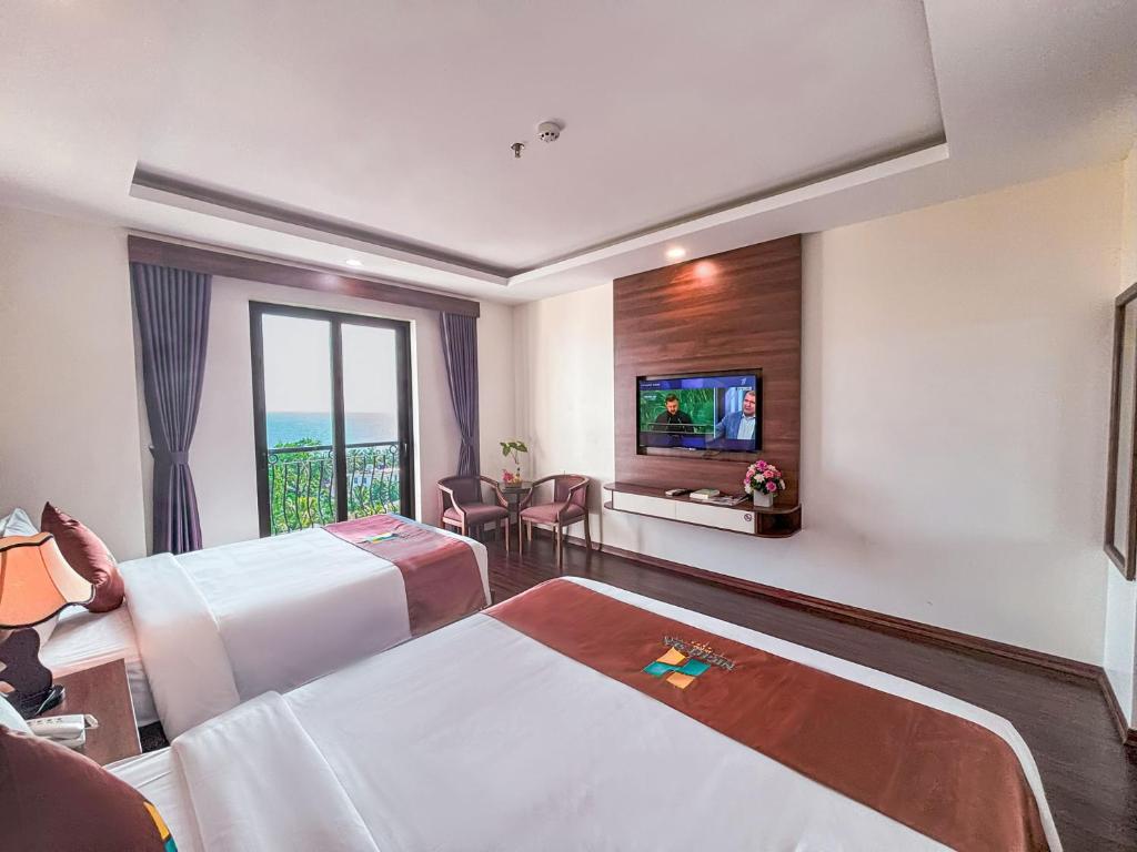 Phòng Deluxe Giường Đôi/2 Giường Đơn Nhìn Ra Biển