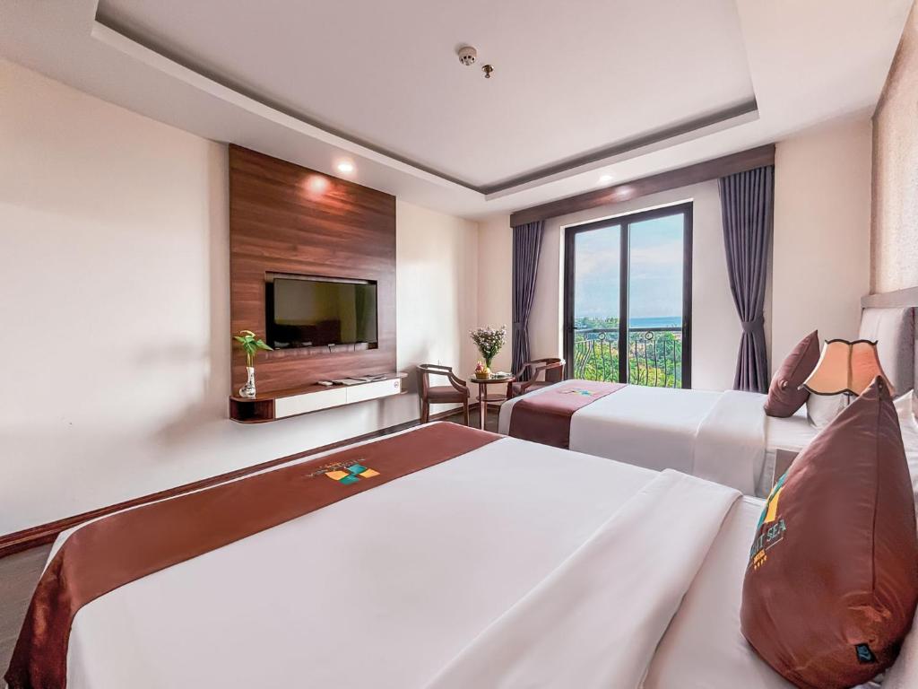 Phòng Deluxe Giường Đôi/2 Giường Đơn Nhìn Ra Biển