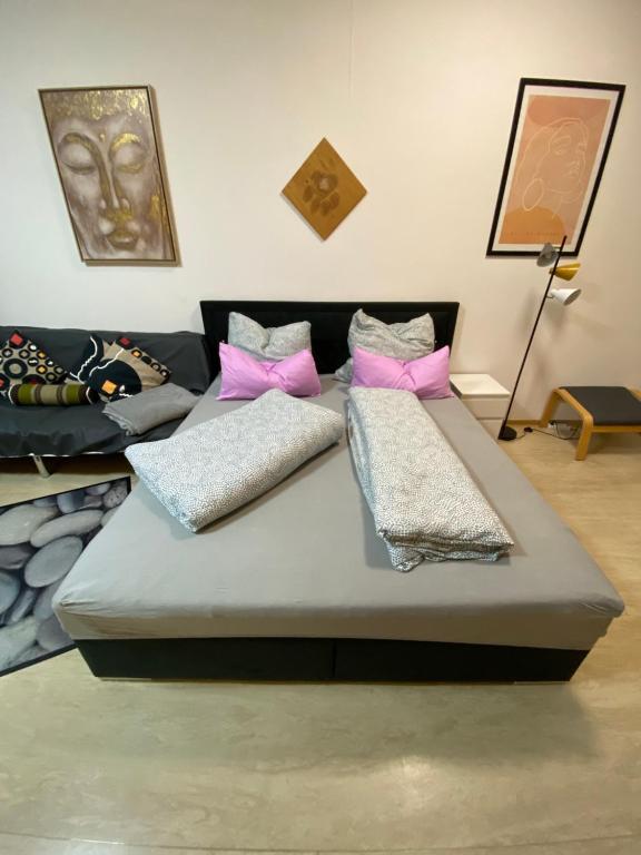 Postel nebo postele na pokoji v ubytování Apartment Altstadt-Panorama
