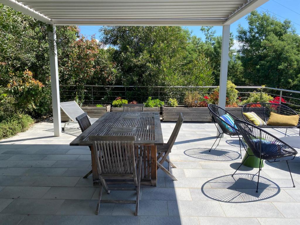 Balcon ou terrasse dans l'établissement Via Mare - Apt avec splendide vue