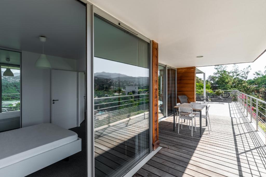 Balcon ou terrasse dans l'établissement Via Mare - Apt avec splendide vue