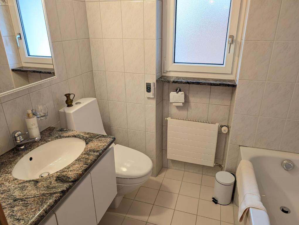 Koupelna v ubytování Ferienwohnung Michels