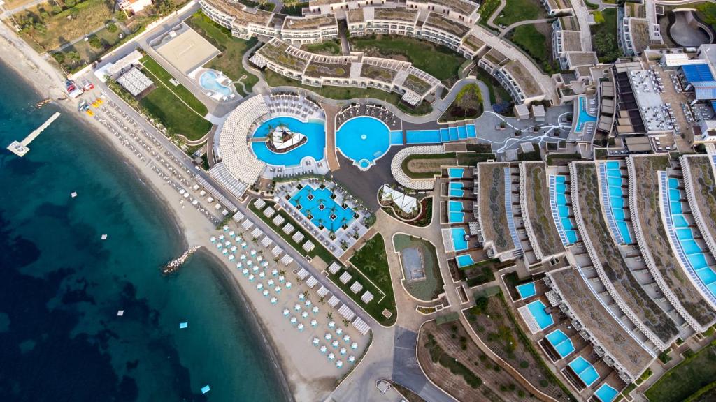 Bazén v ubytování Miraggio Thermal Spa Resort nebo v jeho okolí