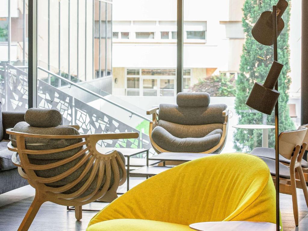 Posezení v ubytování ibis budget Lugano Paradiso