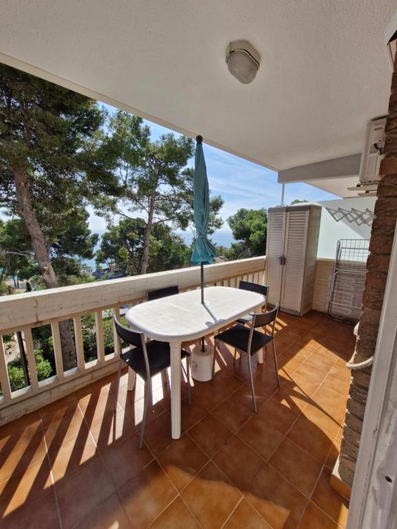 Balkón alebo terasa v ubytovaní apartamento Alma