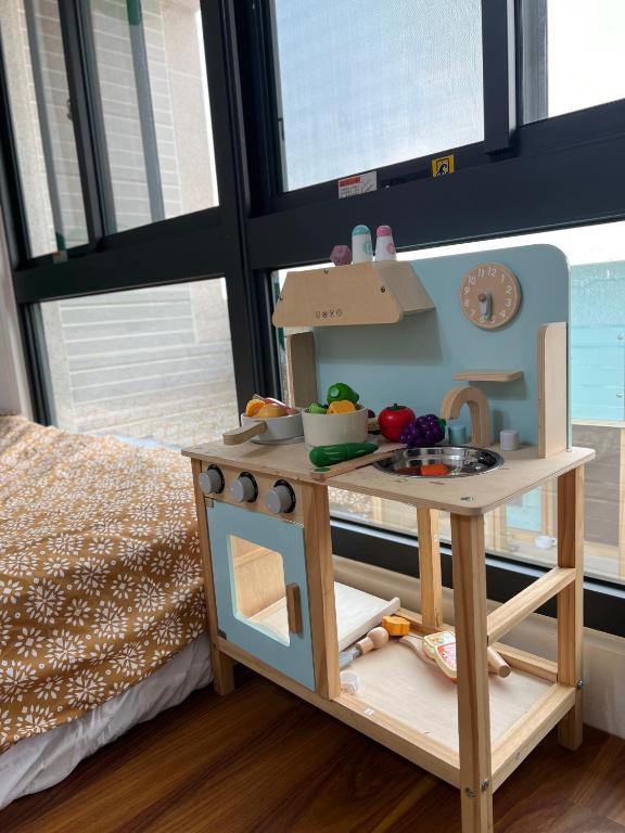 Postel nebo postele na pokoji v ubytování Dou Dou Long Homestay