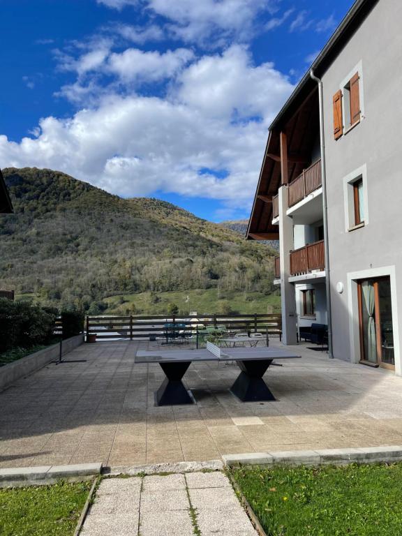 Nespecifikovaný výhled na hory nebo výhled na hory při pohledu z apartmánu