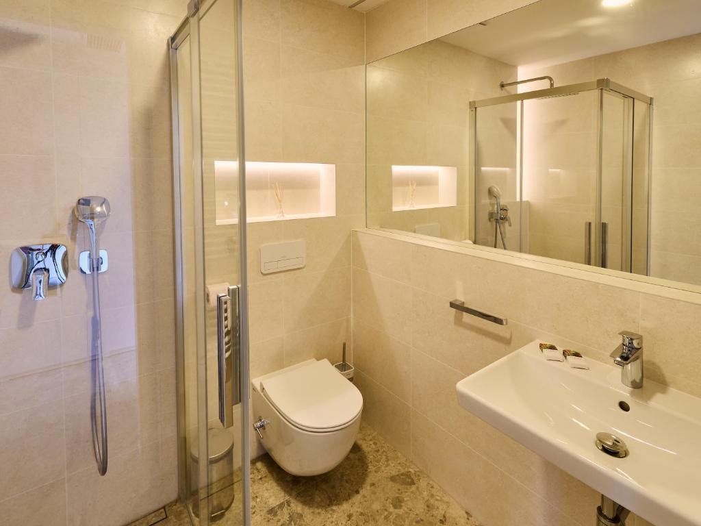 Koupelna v ubytování Apartment Pálava