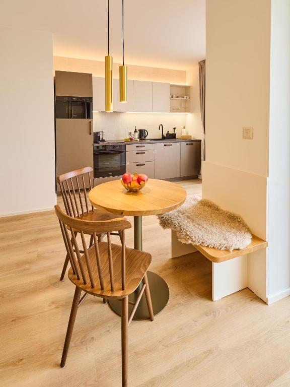 Kuchyň nebo kuchyňský kout v ubytování Apartment Pálava