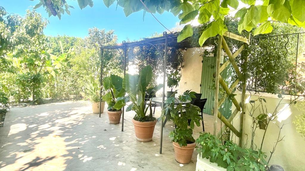 Ogród w obiekcie Rendez-vous au soleil de Provence - gite 4 personnes 80m2 - coin jardin - climatisation