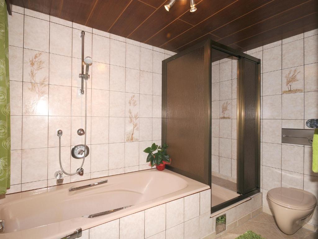 Koupelna v ubytování Appartement Mia