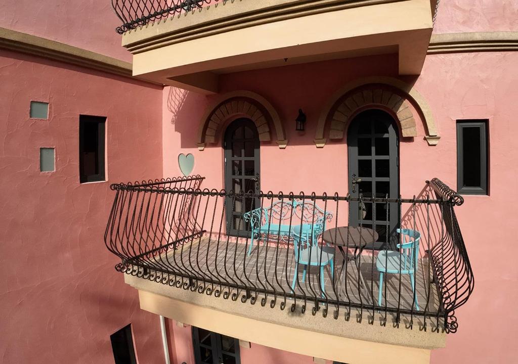 Balkón nebo terasa v ubytování 岩川森林民宿 Springcreek B&B