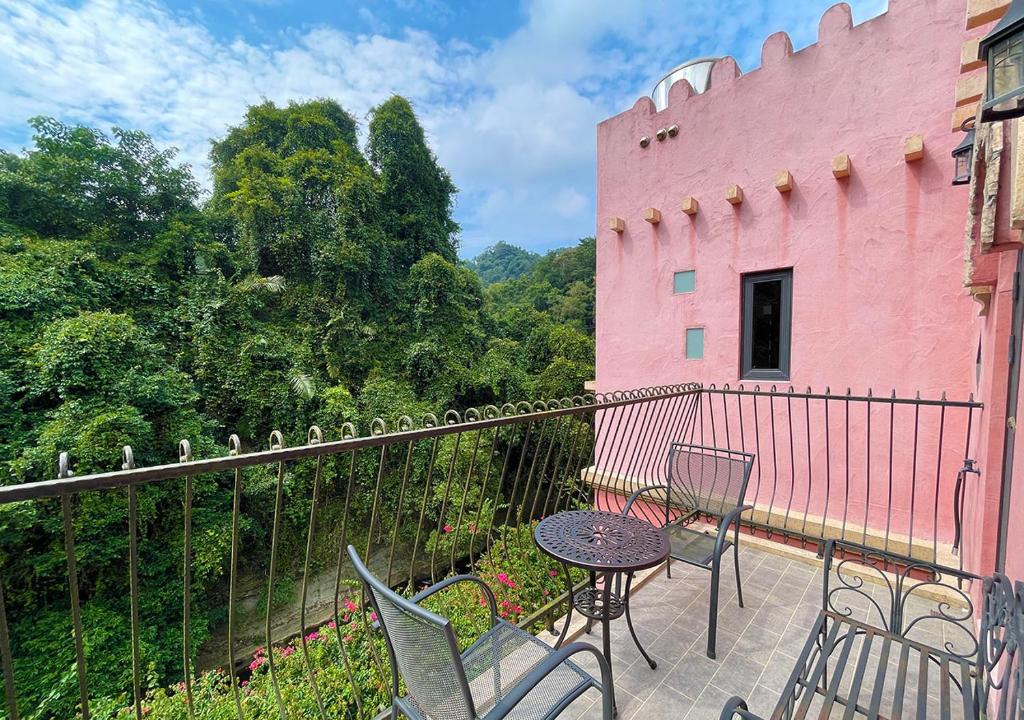 Balkón nebo terasa v ubytování 岩川森林民宿 Springcreek B&B