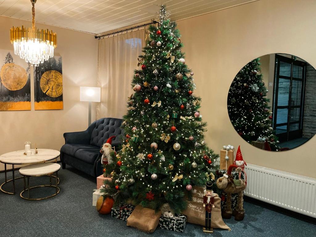 Posezení v ubytování Hotel Boreas