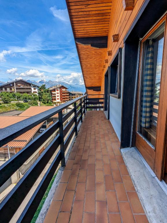Balkón nebo terasa v ubytování Penthouse à Nendaz avec Terrasse et Vue Panoramique Exceptionnelle