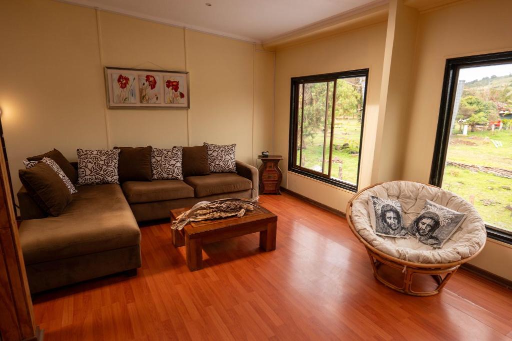 Un lugar para sentarse en Hotel Uka Mana