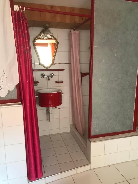 Koupelna v ubytování Studio 45 m2, mit separatem Eingang