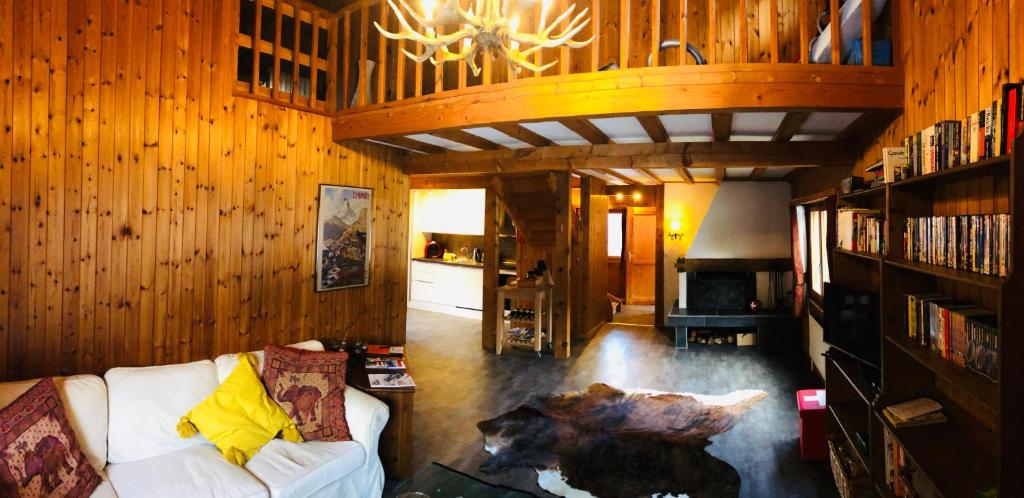 Posezení v ubytování Chalet Valdonga
