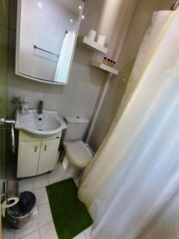 Koupelna v ubytování skiathosrooms-appartments for holidays