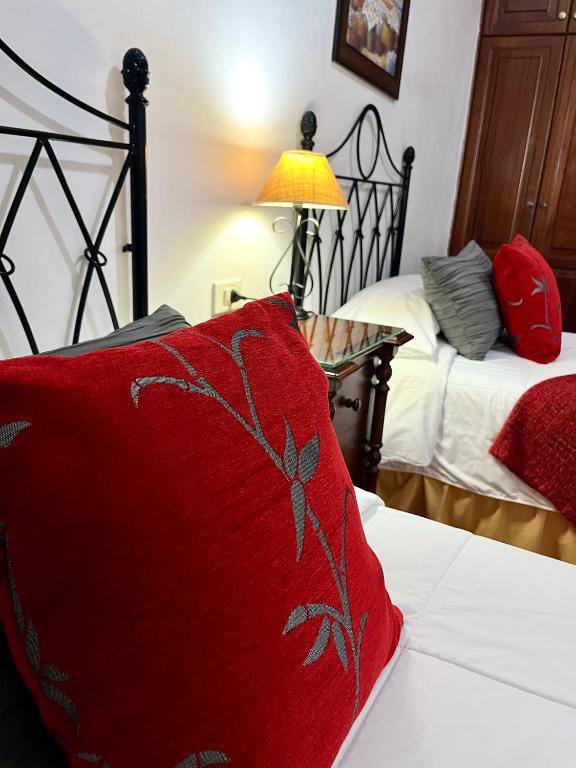 Postel nebo postele na pokoji v ubytování Apartamentos Los Verodes