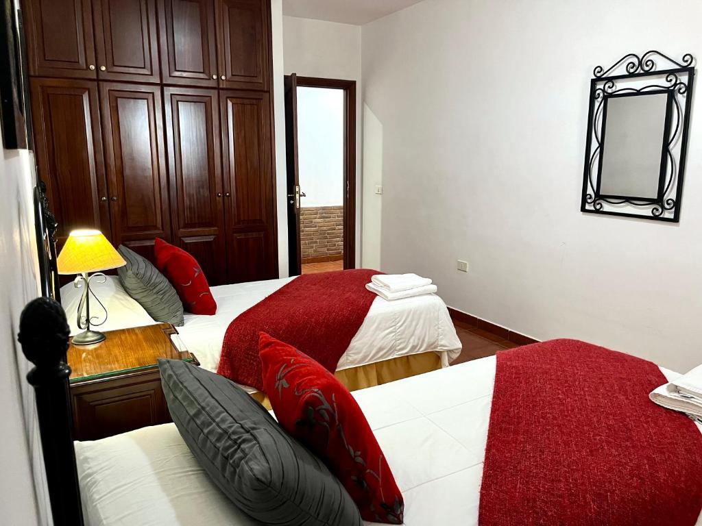 Postel nebo postele na pokoji v ubytování Apartamentos Los Verodes