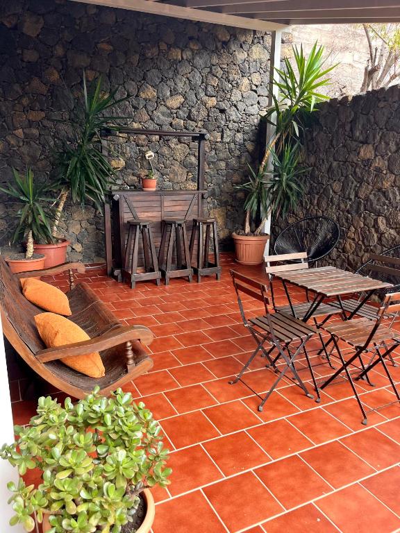 Patio nebo venkovní prostory v ubytování Apartamentos Los Verodes