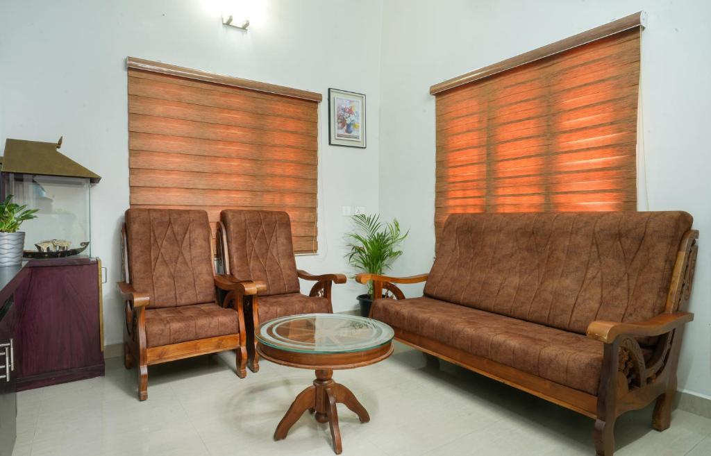 Posezení v ubytování Swapna Home Suites