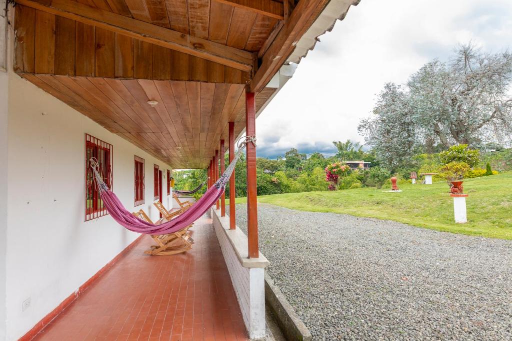 Zahrada ubytování Hacienda Milán