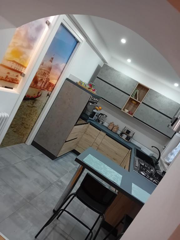 Kuchyň nebo kuchyňský kout v ubytování Casa AgriBon