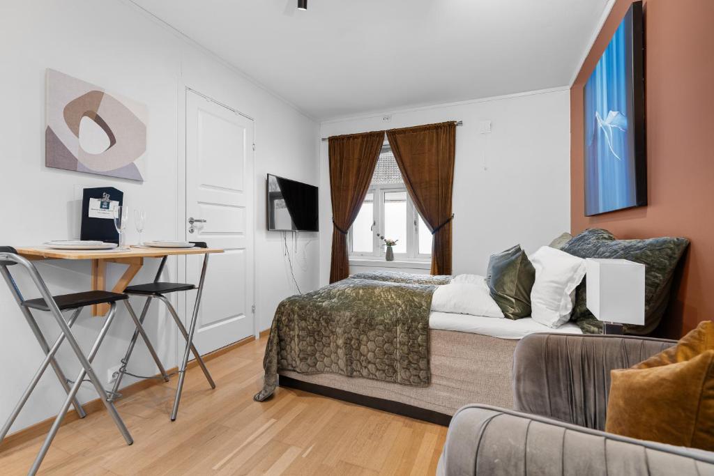 TV a/nebo společenská místnost v ubytování BraMy Apartments The Bucks Villa