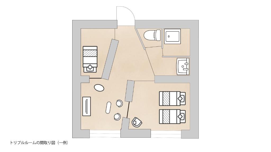 伊東山荘-Toki-の見取り図または間取り図