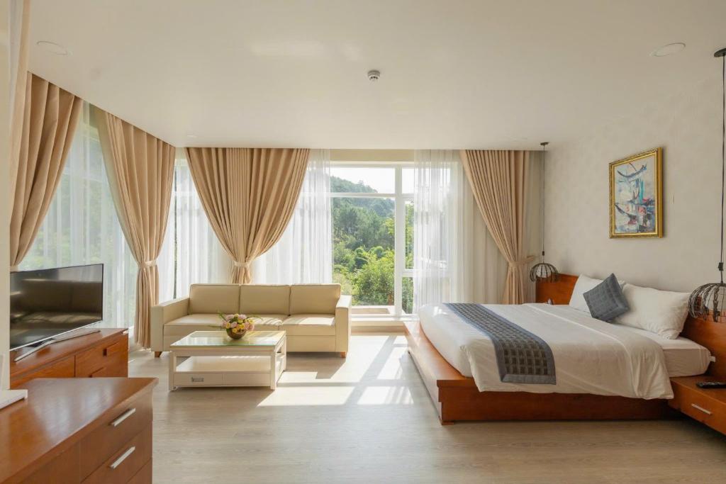 Posezení v ubytování Rose Villa Lan Anh 9d2 Đà Lạt