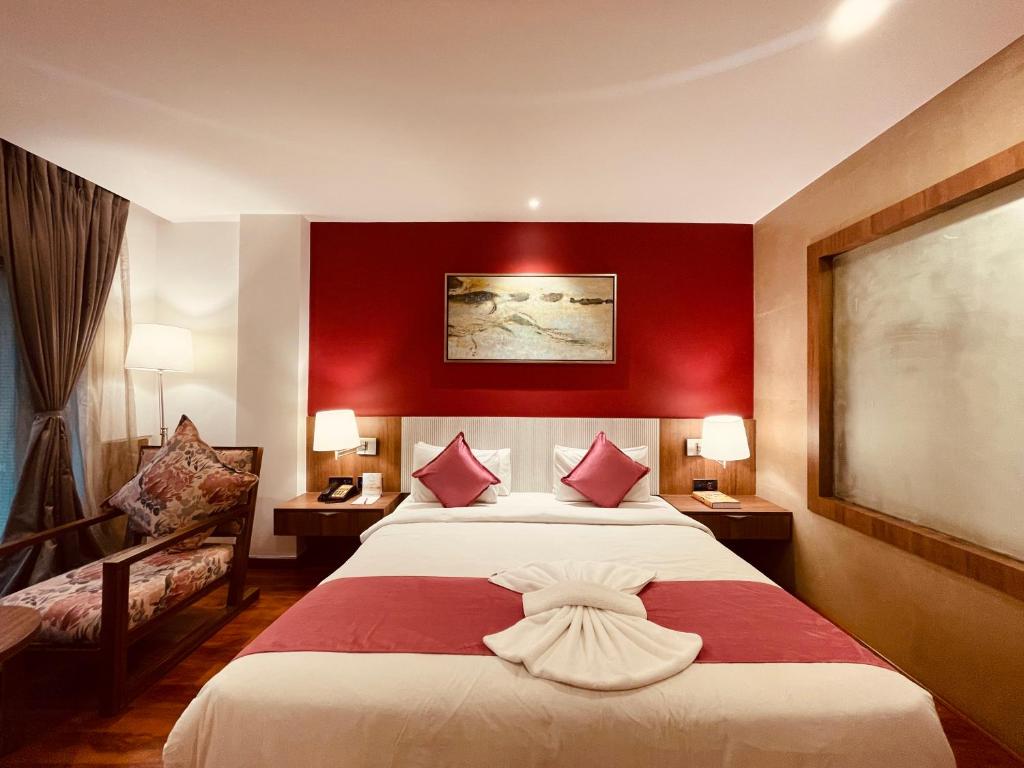 Postel nebo postele na pokoji v ubytování Hotel Senses