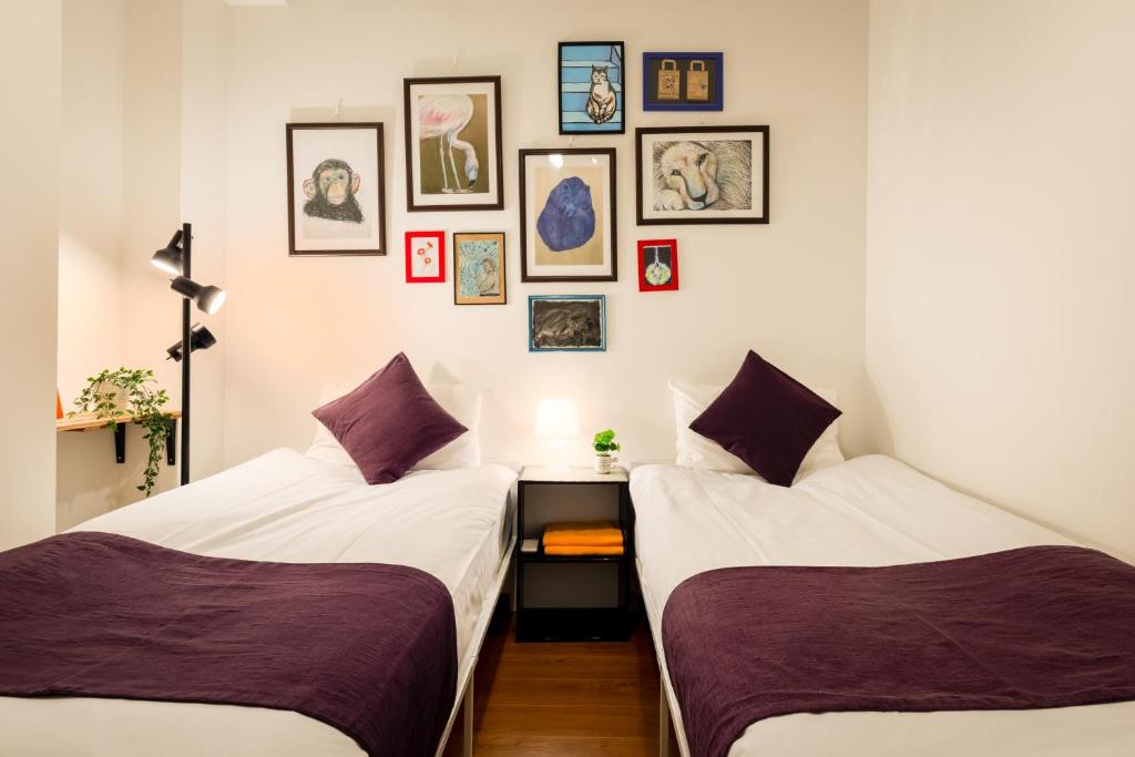 Letto o letti in una camera di Nara Guesthouse 3F