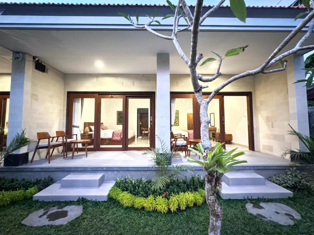Zahrada ubytování Puri Teduh Guesthouse Ubud