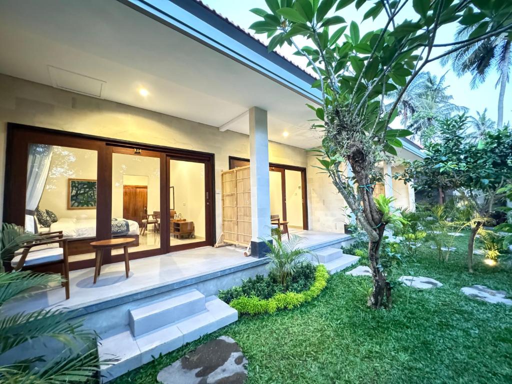 Zahrada ubytování Puri Teduh Guesthouse Ubud