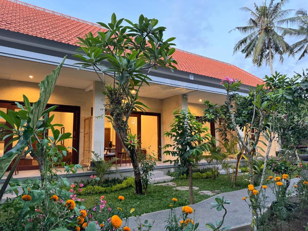 Zahrada ubytování Puri Teduh Guesthouse Ubud