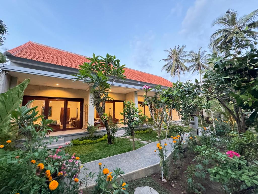 Zahrada ubytování Puri Teduh Guesthouse Ubud
